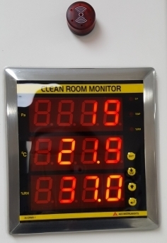 Monitgoring room pressure and condition is important in operating a clean room